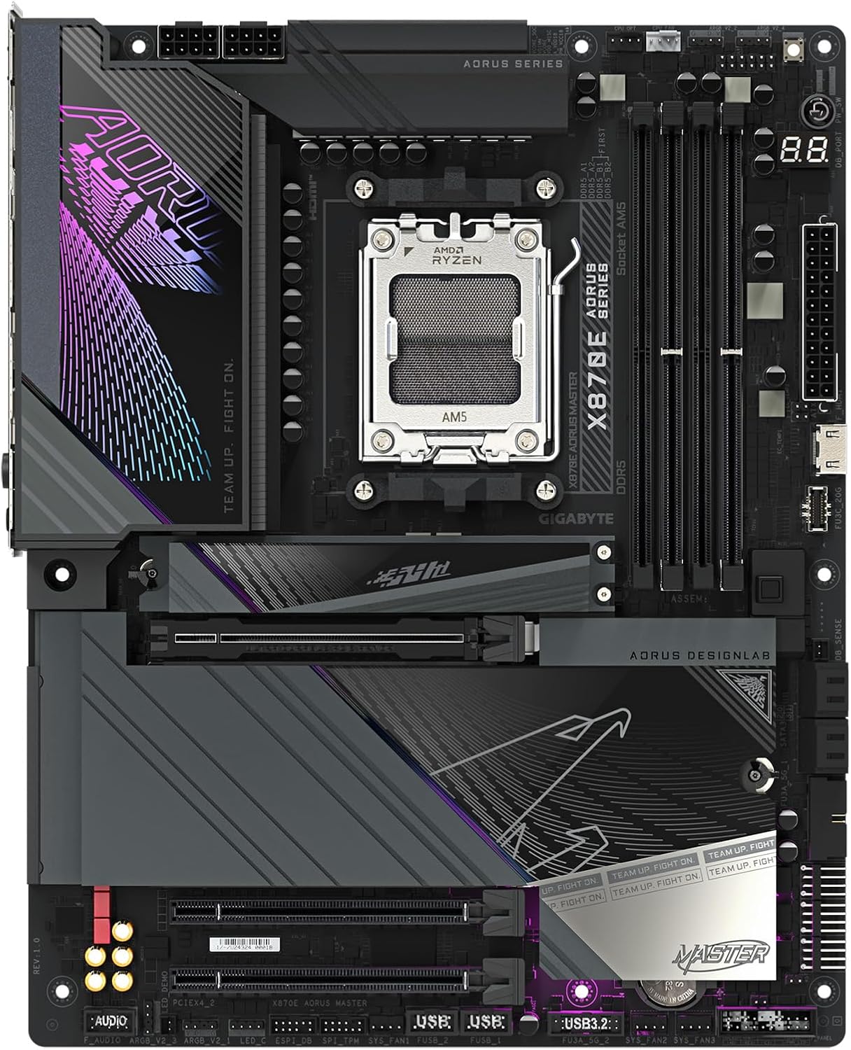 Материнская плата Gigabyte X870E AORUS Master (AM5, DDR5, Ryzen 9000) Материнская плата Gigabyte X870E AORUS Master (AM5, DDR5, Ryzen 9000)