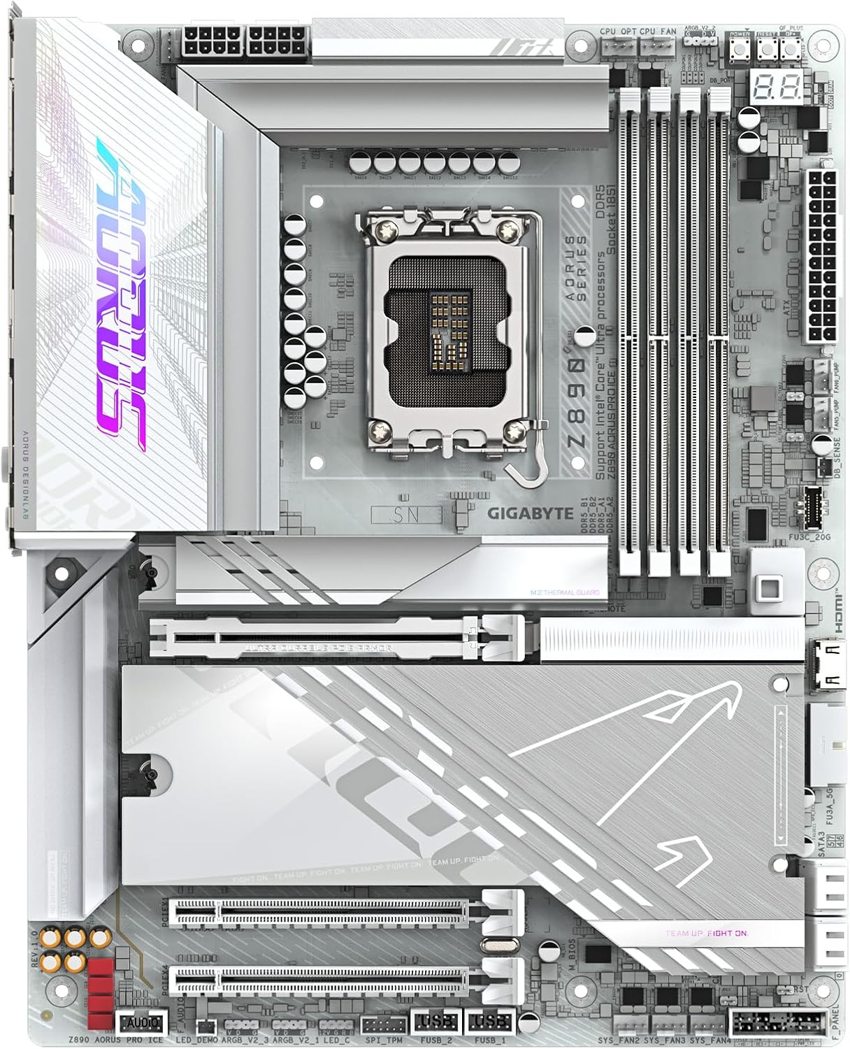 Материнская плата GIGABYTE Z890 AORUS PRO ICE Motherboard Socket LGA1851 Wi-Fi 7