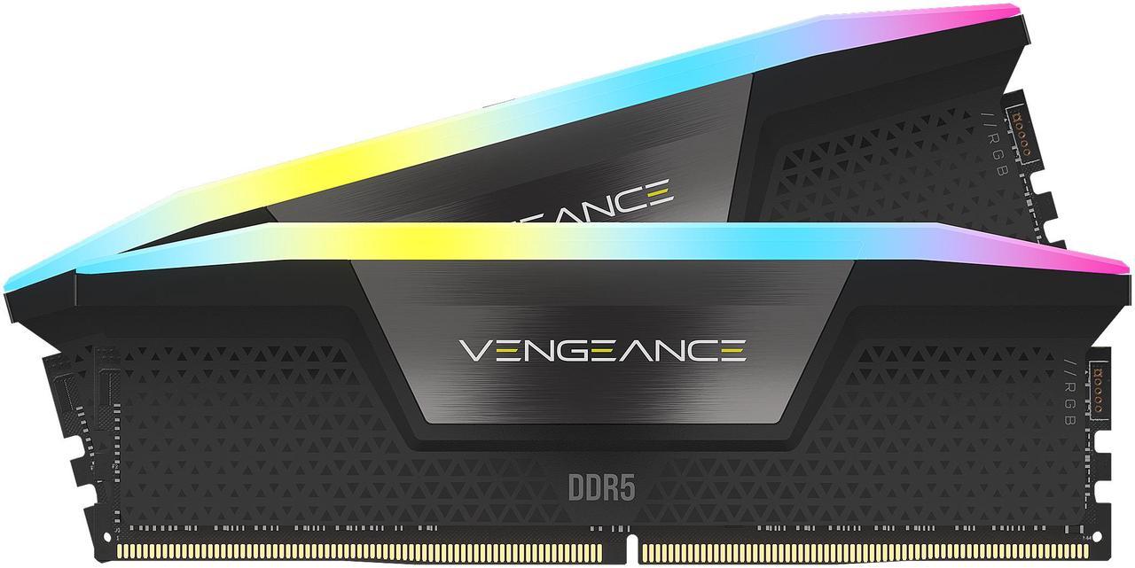 Оперативная память Corsair Vengeance RGB (2x32Gb) 64Gb DDR5 6000MHz (CMH64GX5M2N6000C30)