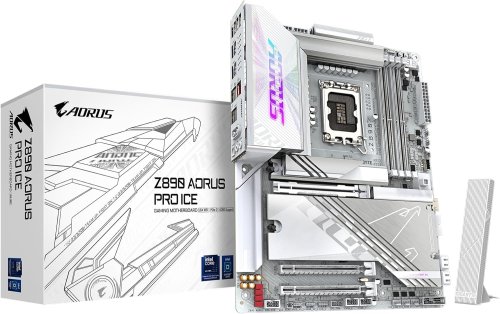 Материнская плата GIGABYTE Z890 AORUS PRO ICE Motherboard Socket LGA1851 Wi-Fi 7