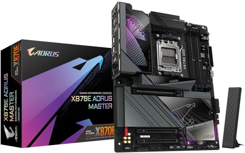 Материнская плата Gigabyte X870E AORUS Master (AM5, DDR5, Ryzen 9000) Материнская плата Gigabyte X870E AORUS Master (AM5, DDR5, Ryzen 9000)