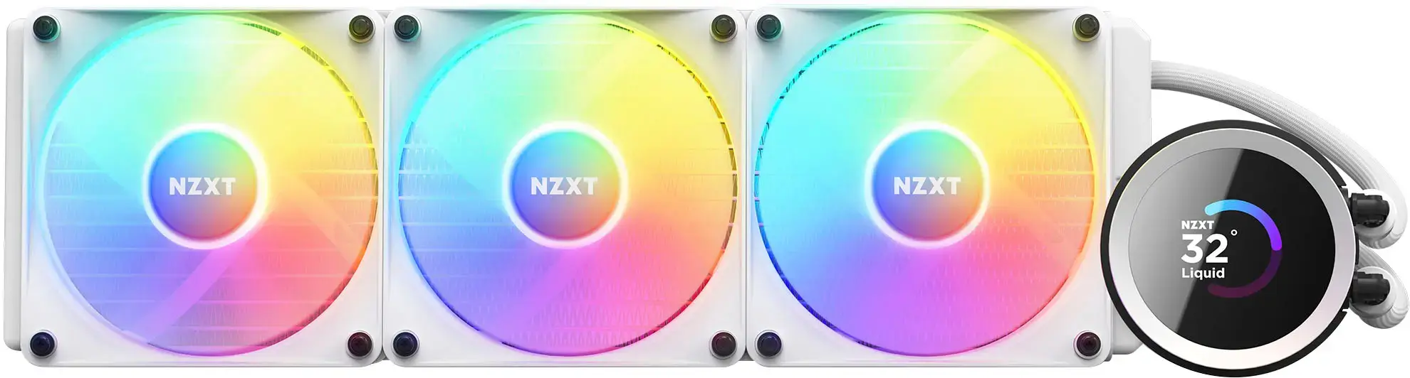 Система водяного охлаждения для процессора NZXT Kraken Elite 360 RGB (RL-KR360-W1) Система водяного охлаждения для процессора NZXT Kraken Elite 360 RGB (RL-KR360-W1)