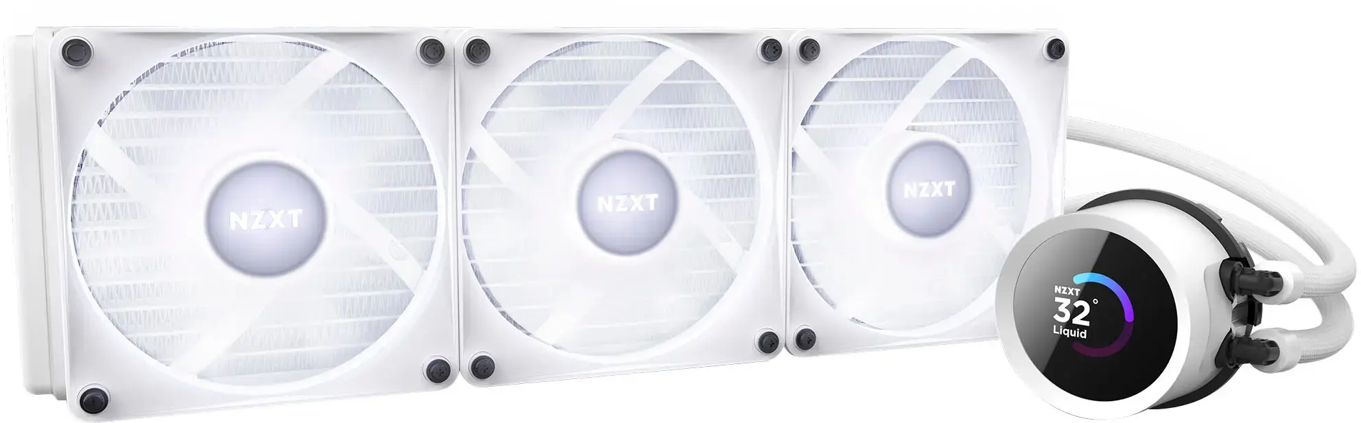 Система водяного охлаждения для процессора NZXT Kraken Elite 360 RGB (RL-KR360-W1) Система водяного охлаждения для процессора NZXT Kraken Elite 360 RGB (RL-KR360-W1)