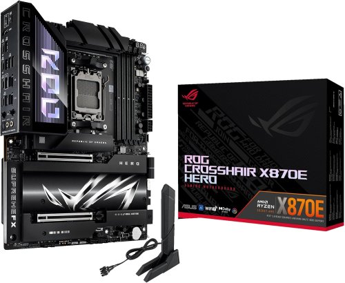 Материнская плата ASUS ROG CROSSHAIR X870E HERO (AM5, Ryzen 9000,  ASUS Aura Sync)