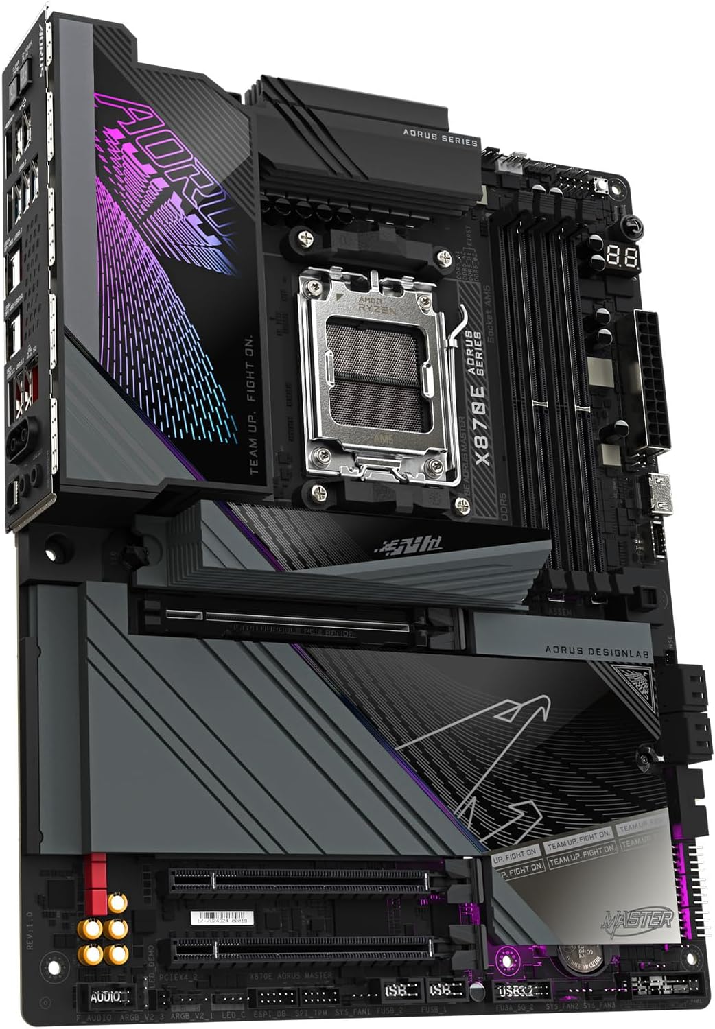 Материнская плата Gigabyte X870E AORUS Master (AM5, DDR5, Ryzen 9000) Материнская плата Gigabyte X870E AORUS Master (AM5, DDR5, Ryzen 9000)