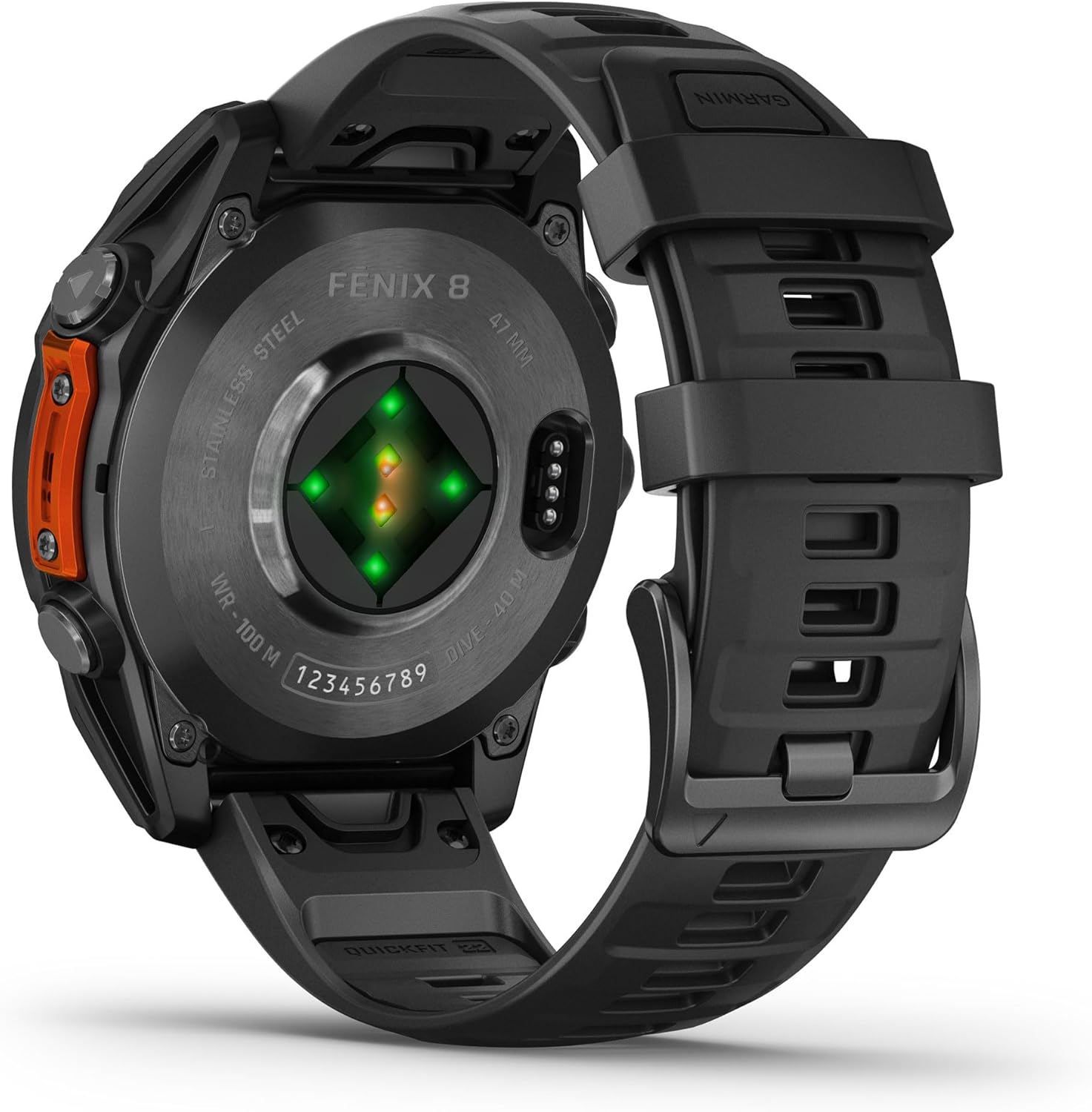 Умные часы Garmin Fenix 8 47мм AMOLED Slate Gray with Black Silicone Band (010-02904-00)