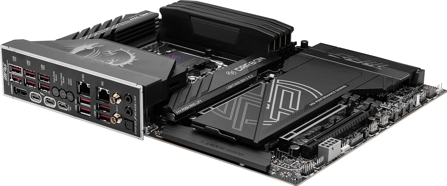 Материнская плата MSI MPG Z890 CARBON WIFI (LGA 1851, Ultra Processors Series 2) Материнская плата MSI MPG Z890 CARBON WIFI (LGA 1851, Ultra Processors Series 2)