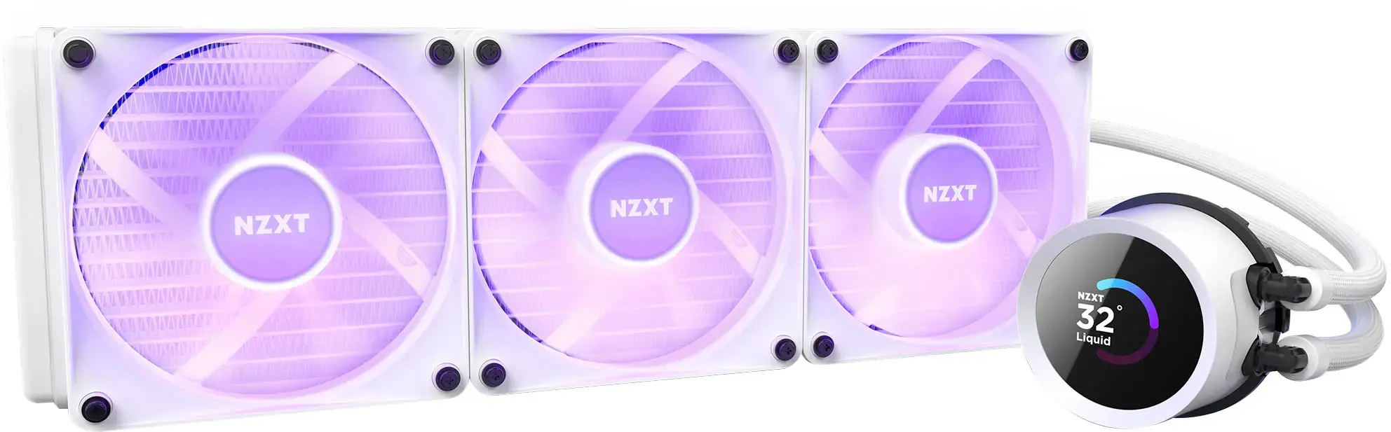 Система водяного охлаждения для процессора NZXT Kraken Elite 360 RGB (RL-KR360-W1) Система водяного охлаждения для процессора NZXT Kraken Elite 360 RGB (RL-KR360-W1)