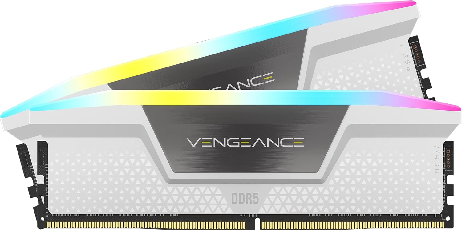 Оперативная память Corsair Vengeance RGB  2x16GB (32GB) 6000 MHz DDR5 (CMH32GX5M2E6000C36W) Оперативная память Corsair Vengeance RGB  2x16GB (32GB) 6000 MHz DDR5 (CMH32GX5M2E6000C36W)