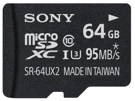Карта памяти Sony microSDXC, Class 10 64Gb + adapter