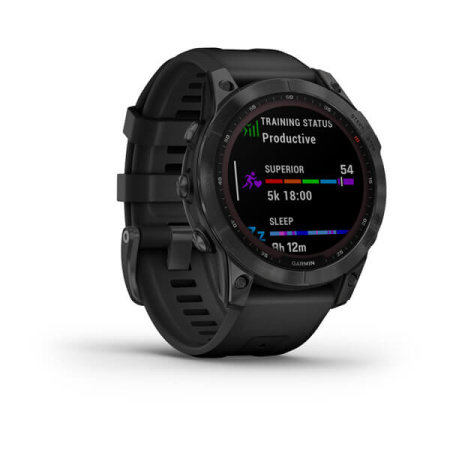 Умные часы Garmin Fenix 7 Solar, темно-серый (010-02540-10)