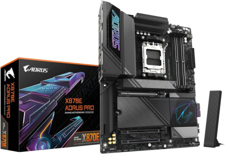 Материнская плата Gigabyte X870E AORUS PRO (AM5, DDR5, PCIe 5.0)