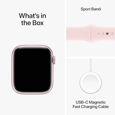 Часы Apple Watch Series 9 45mm Aluminium Case with Sport Band Pink