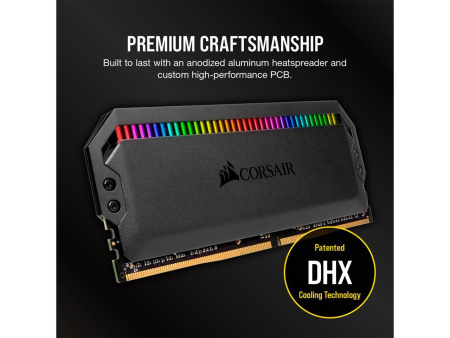 Оперативная память Corsair Dominator Platinum RGB 32GB (8GBx4) DDR4 3600MHz DIMM 288-pin CL18 CMT32GX4M4D3600C18