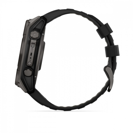 Умные часы Garmin Fenix 8 51мм Solar Sapphire Titanium Carbon Gray (010-02907-11)