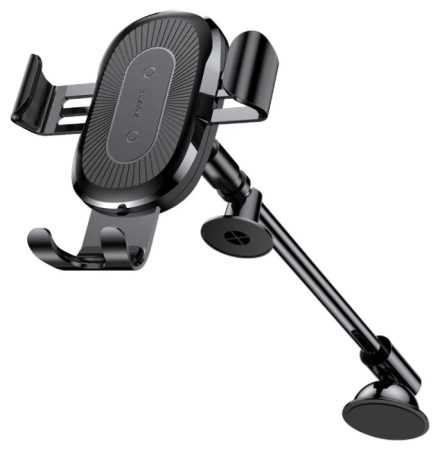 Автомобильный держатель с беспроводной зарядкой Baseus Heukji Wireless Charger Gravity Car Mount (WXZT-01) (Черный)