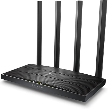 Wi-Fi роутер TP-LINK ARCHER C80  AC1900 MU MIMO Wireless WiFi Router Dual Band TPLink, черный