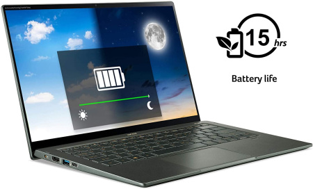 Ноутбук Acer Swift 5 SF514-55TA-74EC (Intel Core i7 1165G7 2800 MHz/14"/1920x1080/16GB/1TB SSD/Intel Iris Xe Graphics/Wi-Fi/Bluetooth/Windows 10 Home)