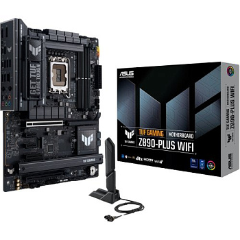 Материнская плата ASUS TUF GAMING Z890-PLUS WIFI ( LGA1851, Ultra Processors Series 2) Материнская плата ASUS TUF GAMING Z890-PLUS WIFI ( LGA1851, Ultra Processors Series 2)