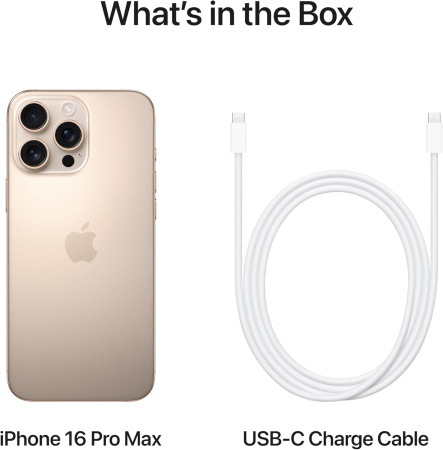 Смартфон Apple iPhone 16 Pro Max 512GB Desert Titanium