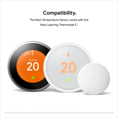 Температурный датчик Google Nest Temperature Sensor (3-Pack) T5001SF