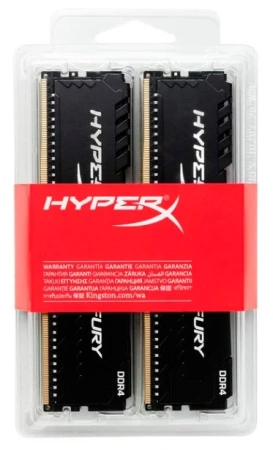 Оперативная память HyperX Fury 64 ГБ (16 ГБ x 4) DDR4 3200 МГц CL16 (HX432C16FB3K4/64)