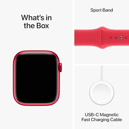 Часы Apple Watch Series 9 45mm Aluminium Case with Sport Band Red