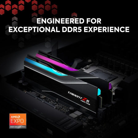 Оперативная память G.Skill Trident Z5 Neo RGB 32Gb DDR5 6000MHz (F5-6000J3038F16GX2-TZ5NR) (2x16Gb) AMD EXPO