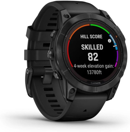 Умные часы Garmin Fenix 7 Pro Solar Edition Slate Gray with Black Band (010-02777-00)