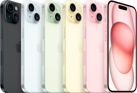 Смартфон Apple iPhone 15 128GB Pink