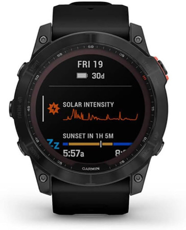 Умные часы Garmin Fenix 7X Solar Slate Gray with Black Band (010-02541-00)