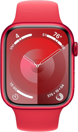 Часы Apple Watch Series 9 45mm Aluminium Case with Sport Band Red