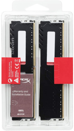 Оперативная память HyperX Fury 64 ГБ (32 ГБ x 2) DDR4 3000 МГц DIMM CL16 HX430C16FB3K2/64