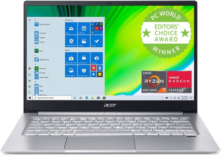 Ноутбук Acer SWIFT 3 SF314-42 (AMD Ryzen 7 4700U 2000 MHz/14"/1920x1080/8GB/512 GB SSD/DVD нет/AMD Radeon Graphics/Wi-Fi/Bluetooth/Windows 10 Home)