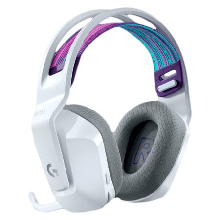 Беспроводные наушники Logitech G733 Lightspeed Wireless RGB Gaming Headset White (981-000885)