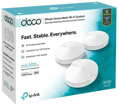 Wi-Fi Mesh система TP-LINK Deco M5, 3-pack