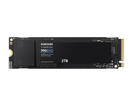 Твердотельный накопитель Samsung 990 EVO NVMe M.2 SSD 2TB, PCIe Gen 4x4 (MZ-V9E2T0B)