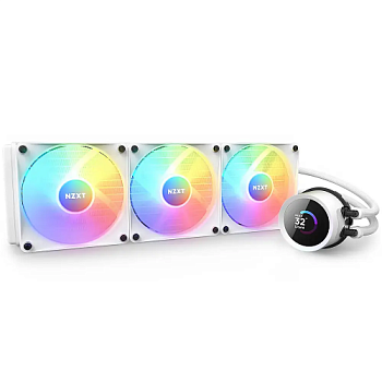 Система водяного охлаждения для процессора NZXT Kraken Elite 360 RGB (RL-KR360-W1) Система водяного охлаждения для процессора NZXT Kraken Elite 360 RGB (RL-KR360-W1)