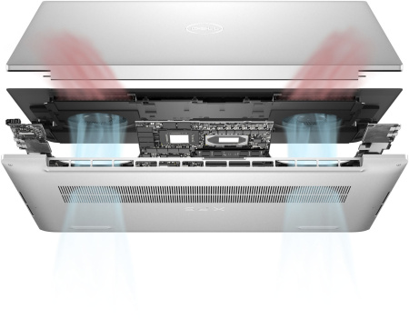 Ноутбук DELL XPS 17 9710-7491 (Intel Core i7 11800H 2300MHz/17"/1920x1200/16GB/1024GB SSD/NVIDIA GeForce RTX 3050 4GB/Windows 11 Home)