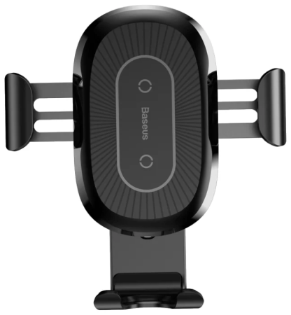 Автомобильный держатель с беспроводной зарядкой Baseus Heukji Wireless Charger Gravity Car Mount (WXZT-01) (Черный)