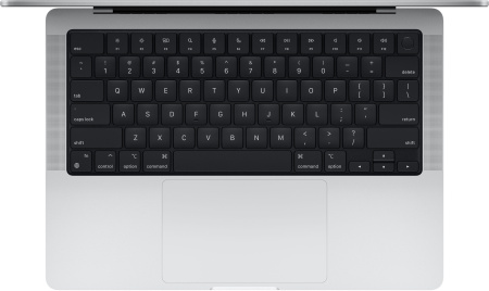 Ноутбук Apple MacBook Pro 14" (M1 Pro, 16 Gb, 1TB SSD, Apple graphics 14-core) серебристый MKGT3LL/A