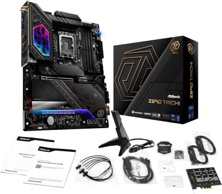 Материнская плата ASRock Z890 TAICHI Motherboard ATX LGA1851 (90-MXBPR0-A0UAYZ)