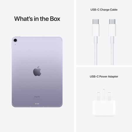 Планшет Apple iPad Air 10.9 (2022) M1 256GB Wi-Fi + Cellular Purple (MMED3)