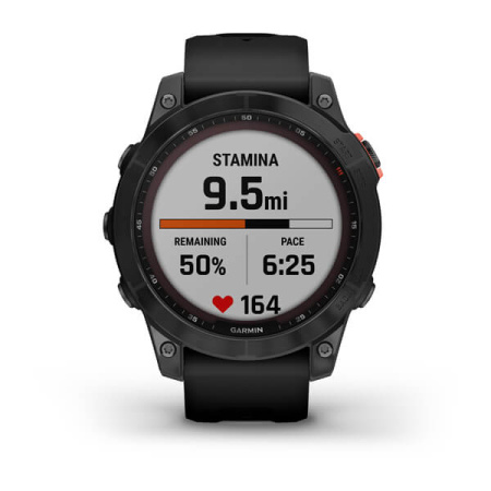 Умные часы Garmin Fenix 7 Solar, темно-серый (010-02540-10)