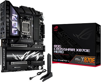 Материнская плата ASUS ROG CROSSHAIR X870E HERO (AM5, Ryzen 9000,  ASUS Aura Sync)