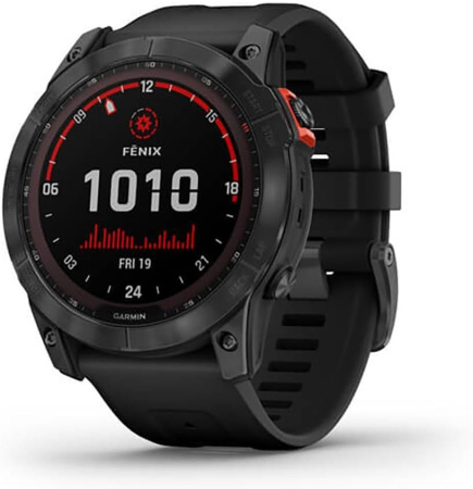 Умные часы Garmin Fenix 7X Solar Slate Gray with Black Band (010-02541-00)