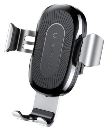 Автомобильный держатель с беспроводной зарядкой Baseus Wireless Charger Gravity Car Mount (WXYL-0S) (Серебристый)