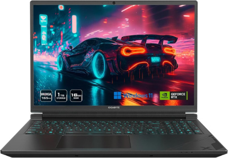 Ноутбук GIGABYTE G6X 9KG-43US854SH (Core i7 13650HX 2.6GHz/16"/1920x1200/16GB/1TB SSD/RTX 4060 8GB/Win11)