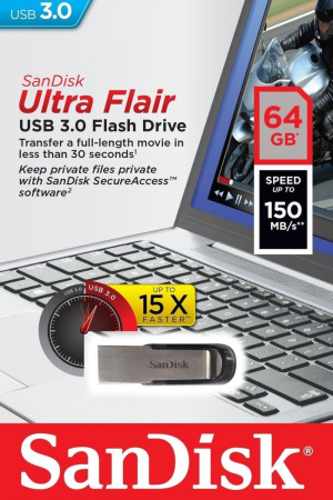 USB-флешка 64GB SanDisk  Ultra Flair USB 3.0