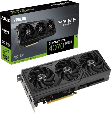 Видеокарта ASUS PRIME GeForce RTX 4070 SUPER 12GB GDDR6X OC Edition (PRIME-RTX4070S-O12G)
